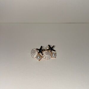 Shellfish earrings multiple colors available